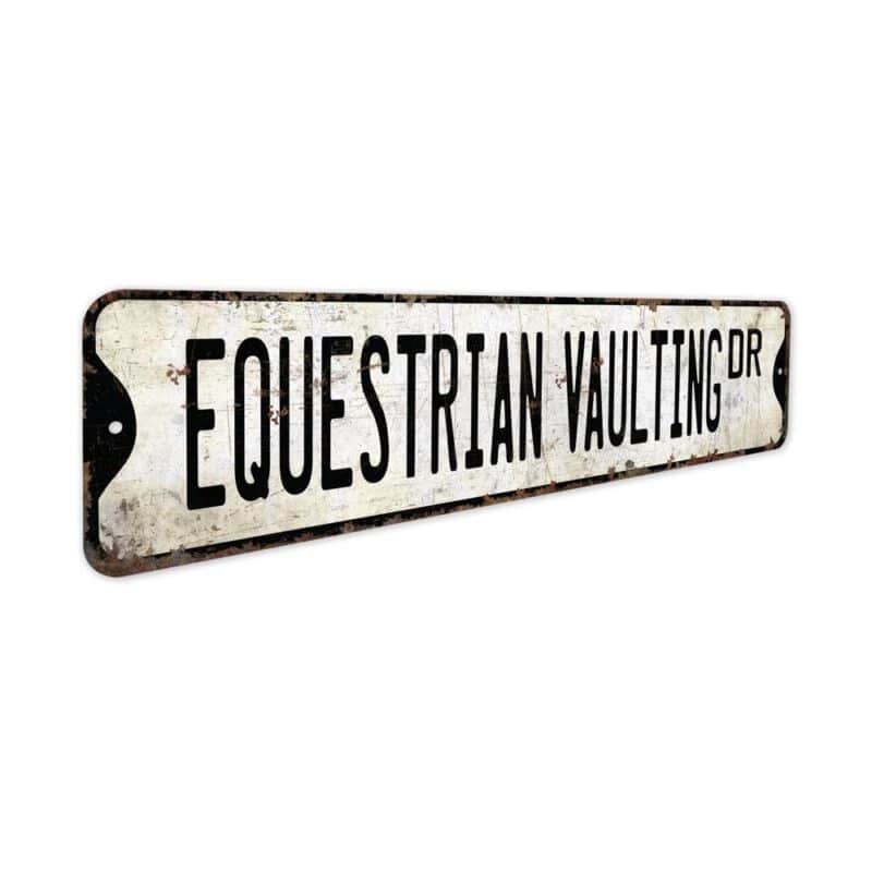 Equestrian-Vaulting-Premium-Quality-Rustic-Metal-Sign-3