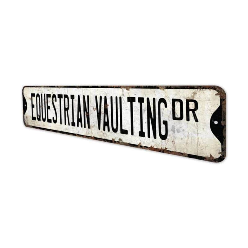 Equestrian-Vaulting-Premium-Quality-Rustic-Metal-Sign-4