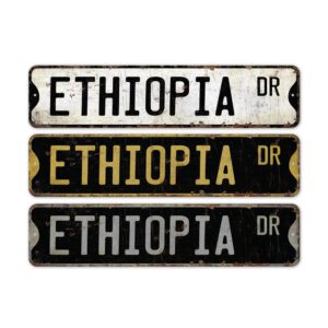 Ethiopia-Premium-Quality-Rustic-Metal-Sign-2