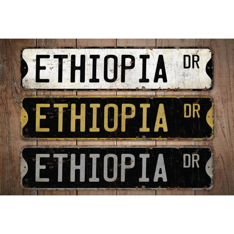 Ethiopia-Premium-Quality-Rustic-Metal-Sign-Images