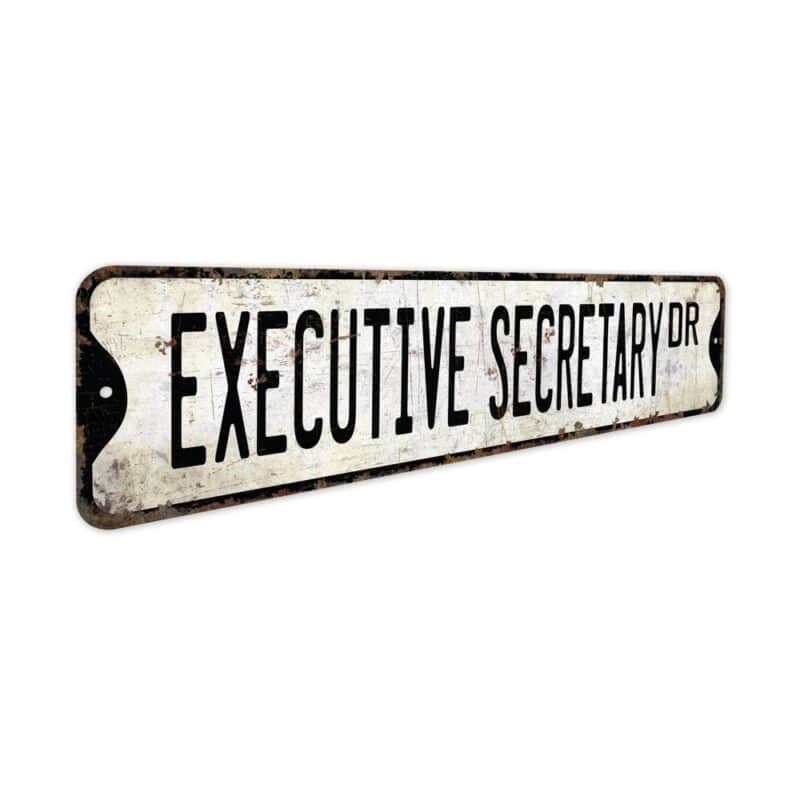 Executive-Secretary-Premium-Quality-Rustic-Metal-Sign-3