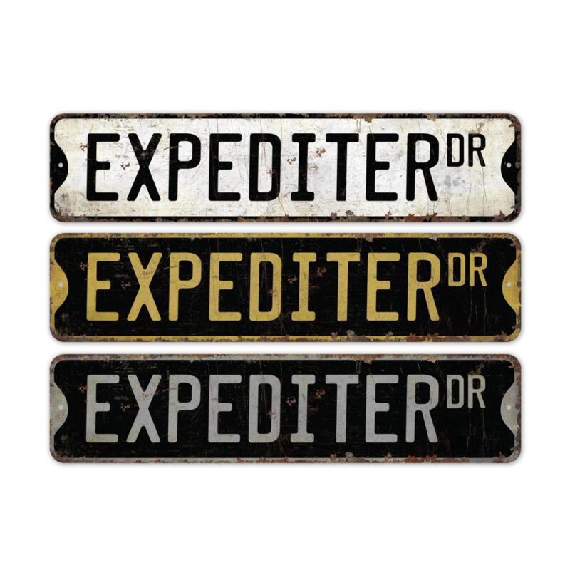 Expediter-Premium-Quality-Rustic-Metal-Sign-2