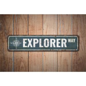 Explorer-Way-Sign-Premium-Quality-Rustic-Metal-Sign-Images