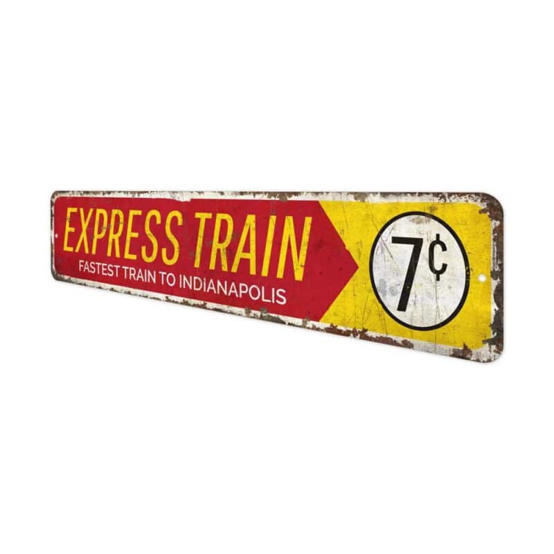 Express-Train-Sign-Premium-Quality-Rustic-Metal-Sign-4