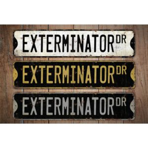 Exterminator-Premium-Quality-Rustic-Metal-Sign-Images