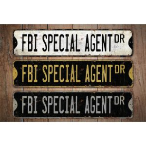 FBI-Special-Agent-Premium-Quality-Rustic-Metal-Sign-Images