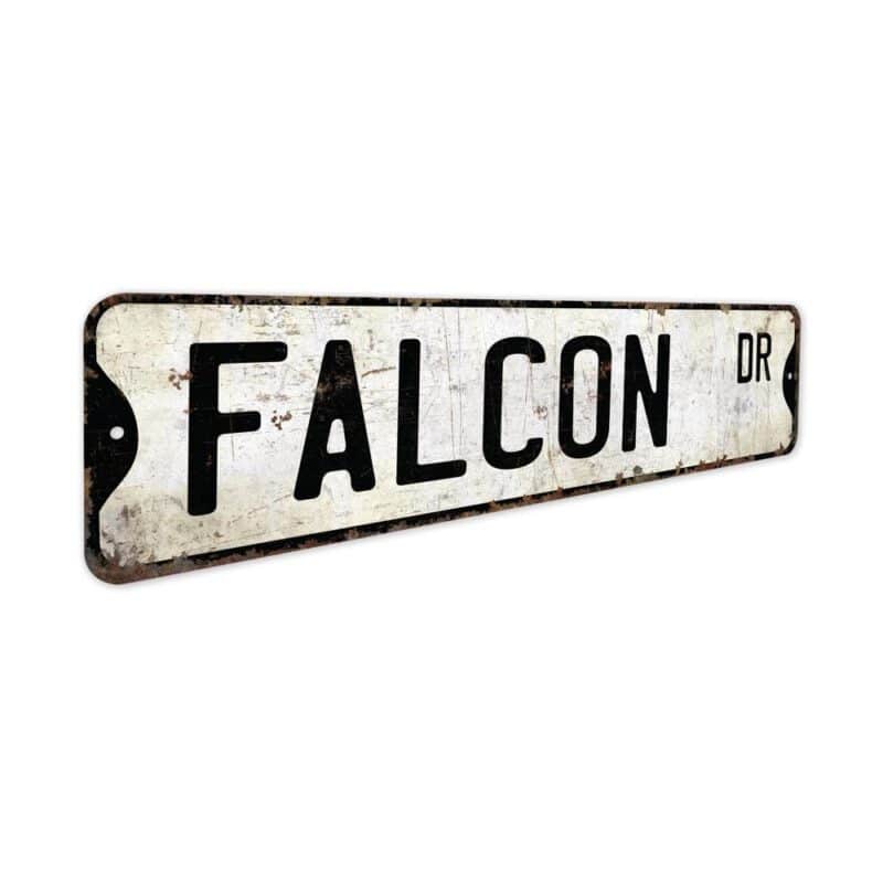 Falcon-Premium-Quality-Rustic-Metal-Sign-3