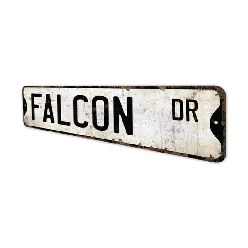 Falcon-Premium-Quality-Rustic-Metal-Sign-4