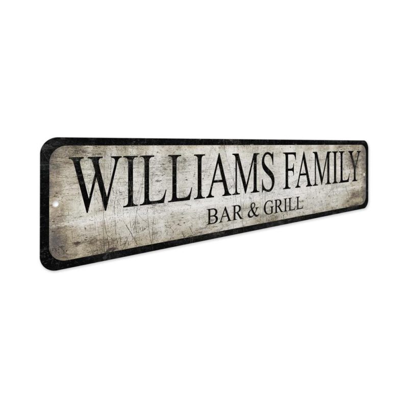 Family-Bar-And-Grill-Premium-Quality-Rustic-Metal-Sign-3