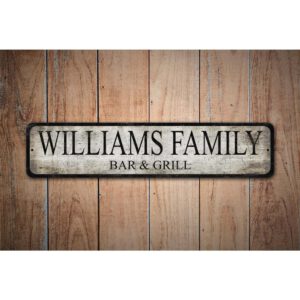 Family-Bar-And-Grill-Premium-Quality-Rustic-Metal-Sign-Images