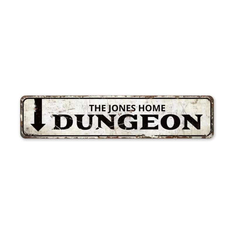 Family-Dungeon-Sign-Premium-Quality-Rustic-Metal-Sign-2