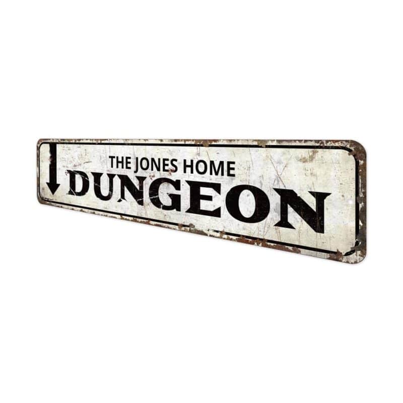 Family-Dungeon-Sign-Premium-Quality-Rustic-Metal-Sign-4