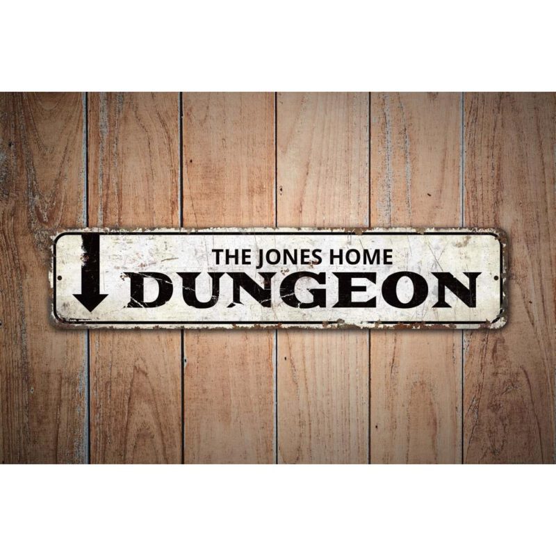 Family-Dungeon-Sign-Premium-Quality-Rustic-Metal-Sign-Images