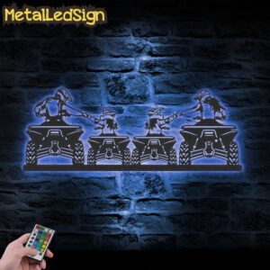 Family-Riding-Partners-Quad-Biker-Metal-Wall-Art-LED-Light-3.jpg