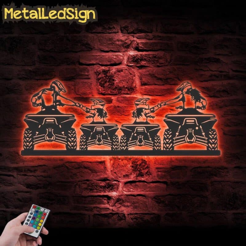 Family-Riding-Partners-Quad-Biker-Metal-Wall-Art-LED-Light-5.jpg