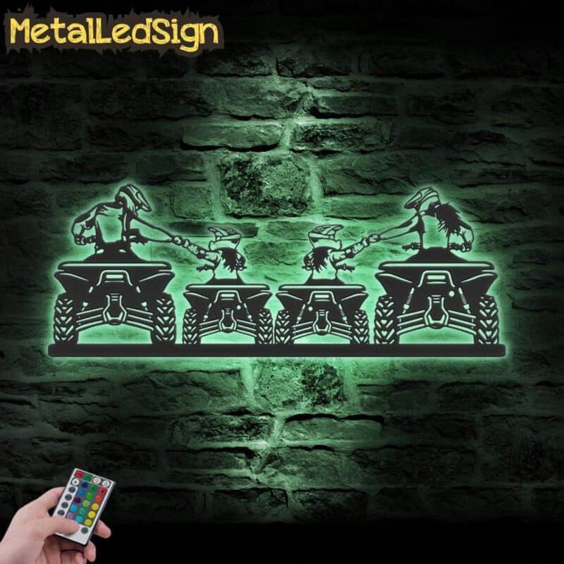 Family-Riding-Partners-Quad-Biker-Metal-Wall-Art-LED-Light-7.jpg