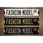 Fashion-Model-Premium-Quality-Rustic-Metal-Sign-Images