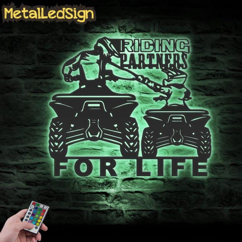 Father-Son-Riding-Partners-Quad-Biker-Metal-Wall-Art-LED-Light-3.jpg