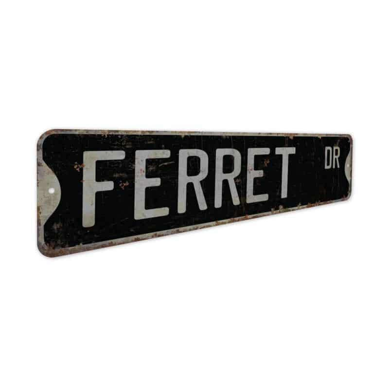 Ferret-Premium-Quality-Rustic-Metal-Sign-7