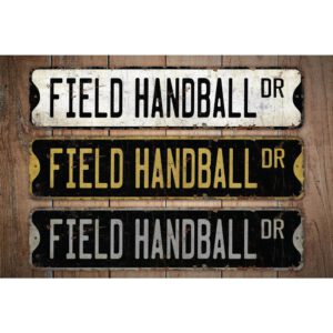 Field-Handball-Premium-Quality-Rustic-Metal-Sign-Images