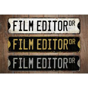 Film-Editor-Premium-Quality-Rustic-Metal-Sign-Images