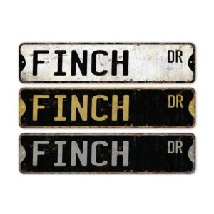 Finch-Premium-Quality-Rustic-Metal-Sign-2