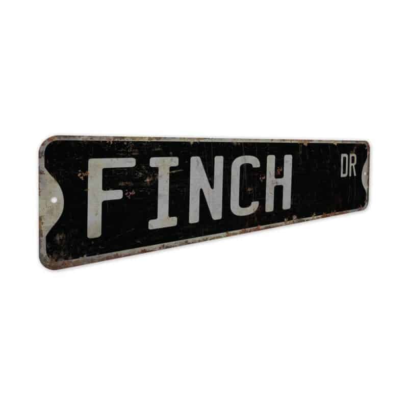 Finch-Premium-Quality-Rustic-Metal-Sign-7