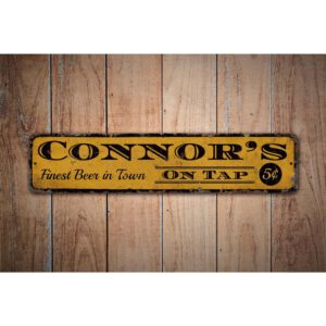 Finest-Beer-In-Town-Premium-Quality-Rustic-Metal-Sign-Images