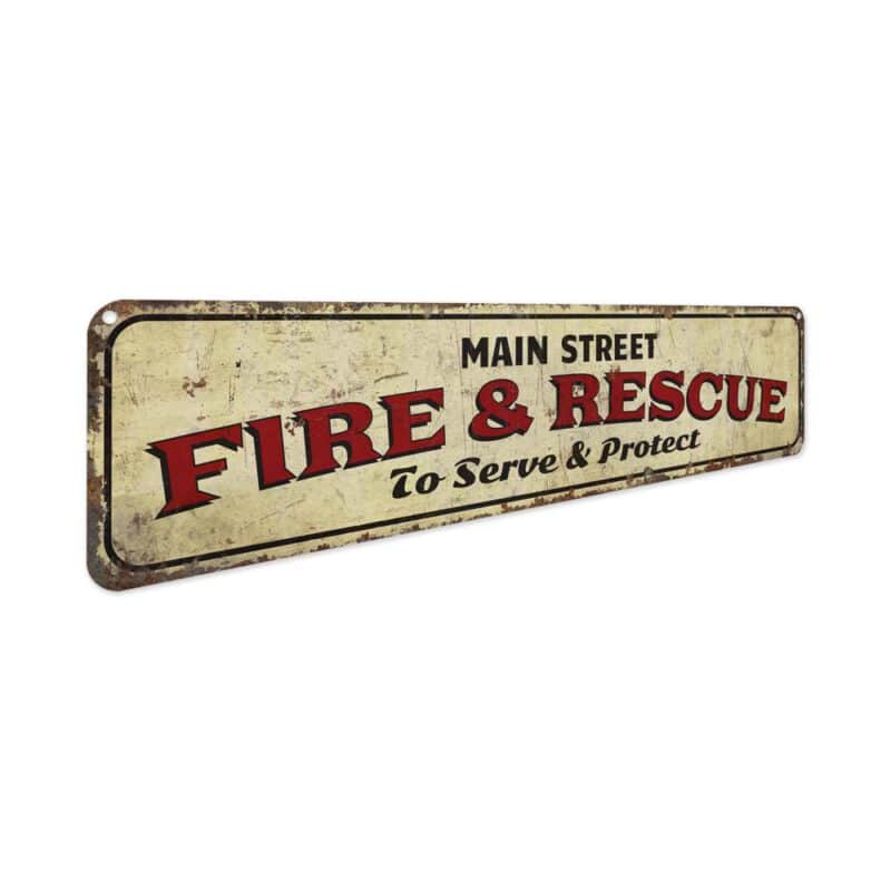 Fire-And-Rescue-Premium-Quality-Rustic-Metal-Sign-3