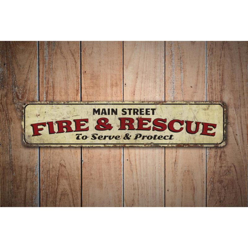 Fire-And-Rescue-Premium-Quality-Rustic-Metal-Sign-Images