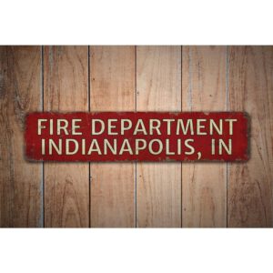 Fire-Department-Premium-Quality-Rustic-Metal-Sign-Images