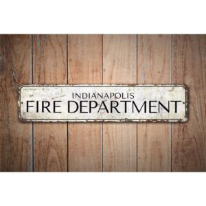 Fire-Department-Sign-Premium-Quality-Rustic-Metal-Sign-Images