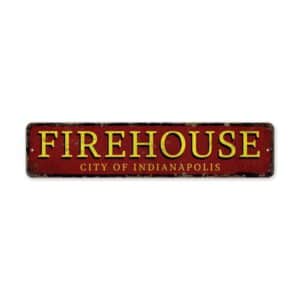 Fire-House-Sign-Premium-Quality-Rustic-Metal-Sign-2