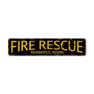 Fire-Rescue-Sign-Premium-Quality-Rustic-Metal-Sign-2-2