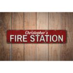 Fire-Station-Premium-Quality-Rustic-Metal-Sign-Images