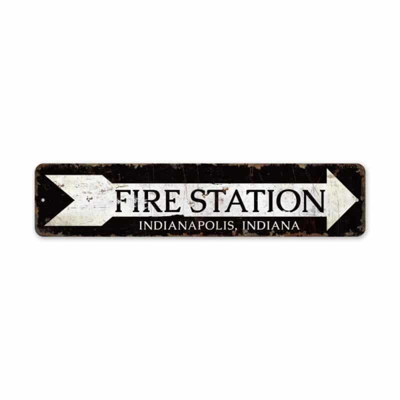 Fire-Station-Sign-Premium-Quality-Rustic-Metal-Sign-2-1