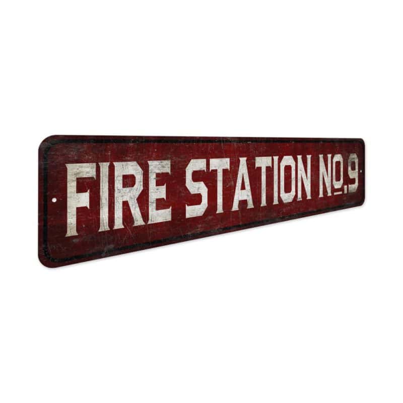 Fire-Station-Sign-Premium-Quality-Rustic-Metal-Sign-3