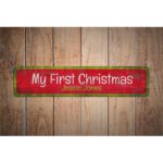 First-Christmas-Sign-Premium-Quality-Rustic-Metal-Sign-Images