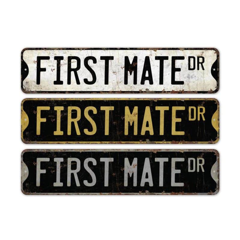 First-Mate-Premium-Quality-Rustic-Metal-Sign-2