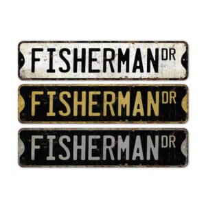 Fisherman-Premium-Quality-Rustic-Metal-Sign-2