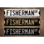 Fisherman-Premium-Quality-Rustic-Metal-Sign-Images