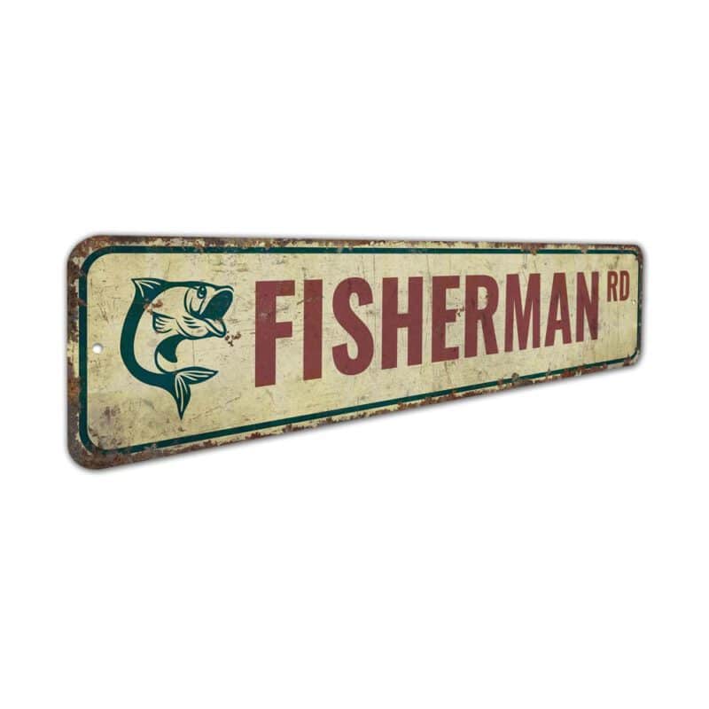 Fisherman-Road-Sign-Premium-Quality-Rustic-Metal-Sign-3