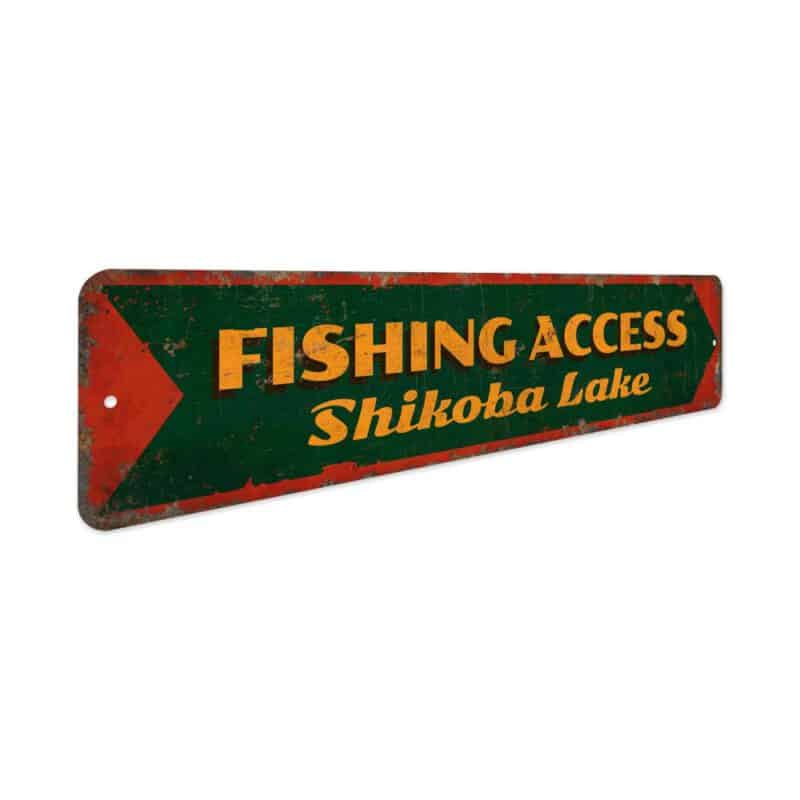 Fishing-Access-Sign-Premium-Quality-Rustic-Metal-Sign-3