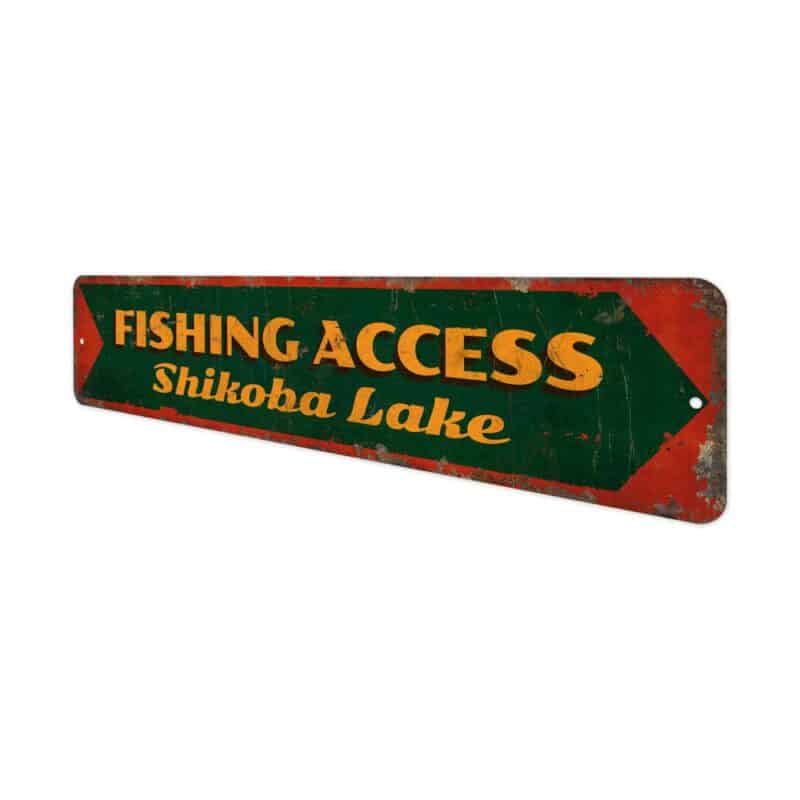 Fishing-Access-Sign-Premium-Quality-Rustic-Metal-Sign-4