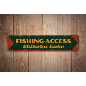 Fishing-Access-Sign-Premium-Quality-Rustic-Metal-Sign-Images