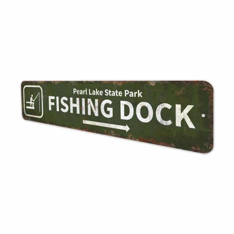 Fishing-Dock-Sign-Premium-Quality-Rustic-Metal-Sign-4