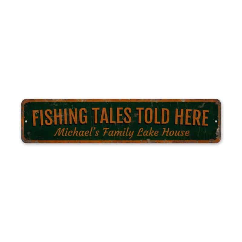 Fishing-Stories-Here-Premium-Quality-Rustic-Metal-Sign-2