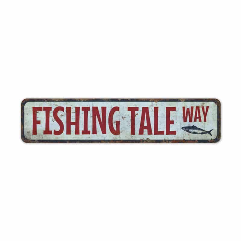 Fishing-Tale-Way-Sign-Premium-Quality-Rustic-Metal-Sign-2