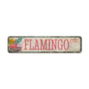 Flamingo-Cove-Sign-Premium-Quality-Rustic-Metal-Sign-2