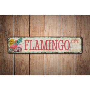 Flamingo-Cove-Sign-Premium-Quality-Rustic-Metal-Sign-Images